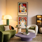 Set of 2 Iconic Art Wall Prints – Musée Picasso Paris 1932 & Frida Kahlo Portrait Gallery Set