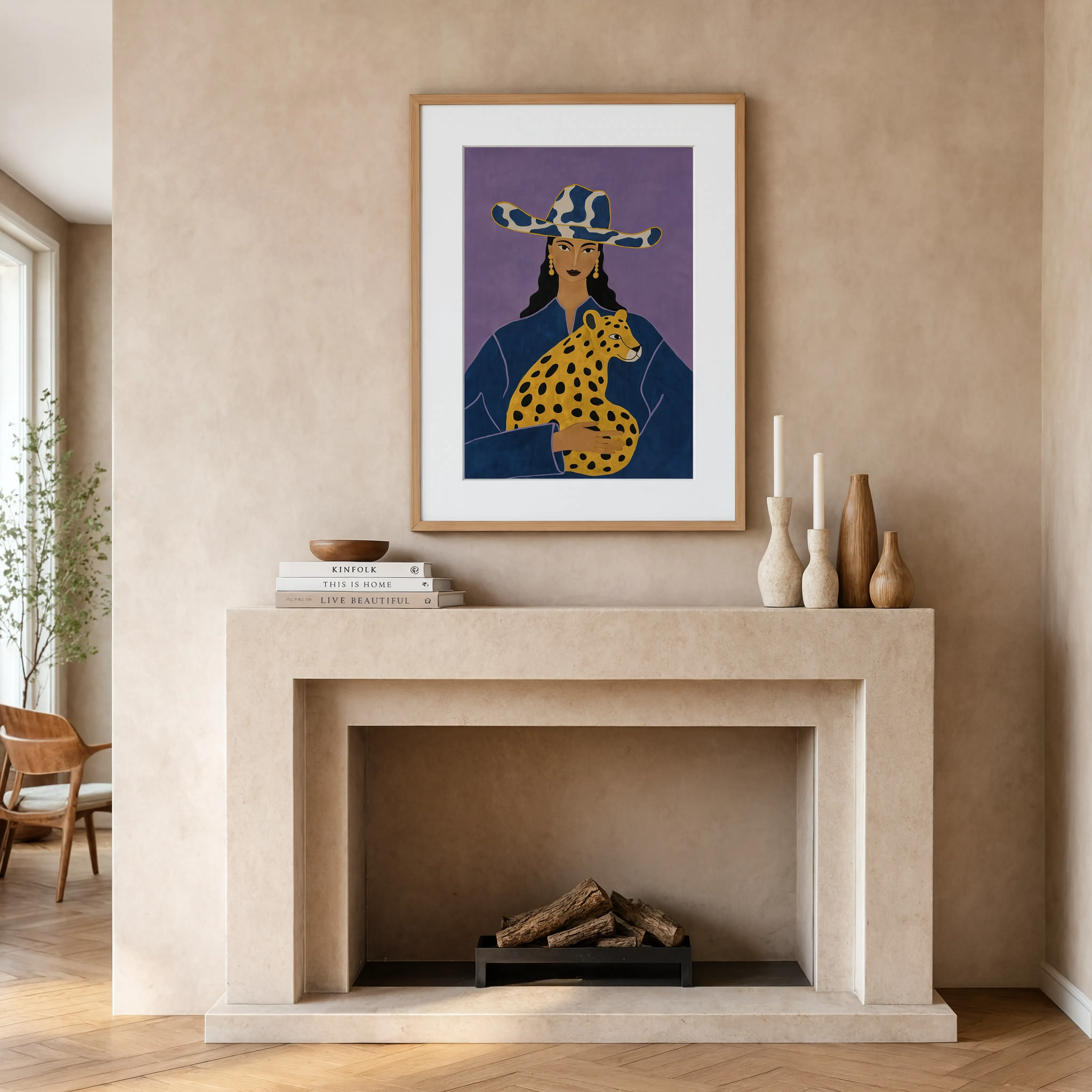 Stunning Black Woman Folklore Cowgirl Collection | Contemporary Wall Art