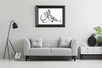 Line Art Cherub Poster - Hakyarts
