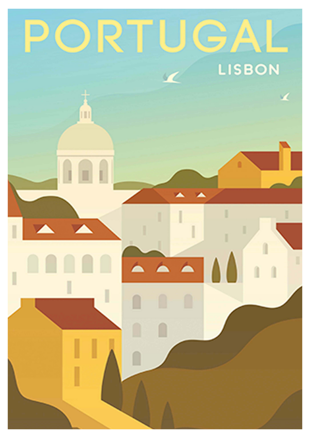 Lisbon Travel Poster
