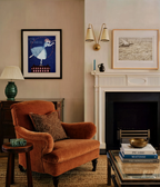 Set of 2 Wall Art Prints | La Vie Parisienne Magazine Cover & Vincent van Gogh Boats at Saintes-Maries