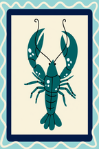 Set of 4 Kitchen Wall Art Prints – Pasta, Lobster, Tomatoes & ‘Bon Appétit’