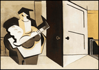 Louis Marcoussis - Musicien Dans Un Intérieur - Hakyarts
