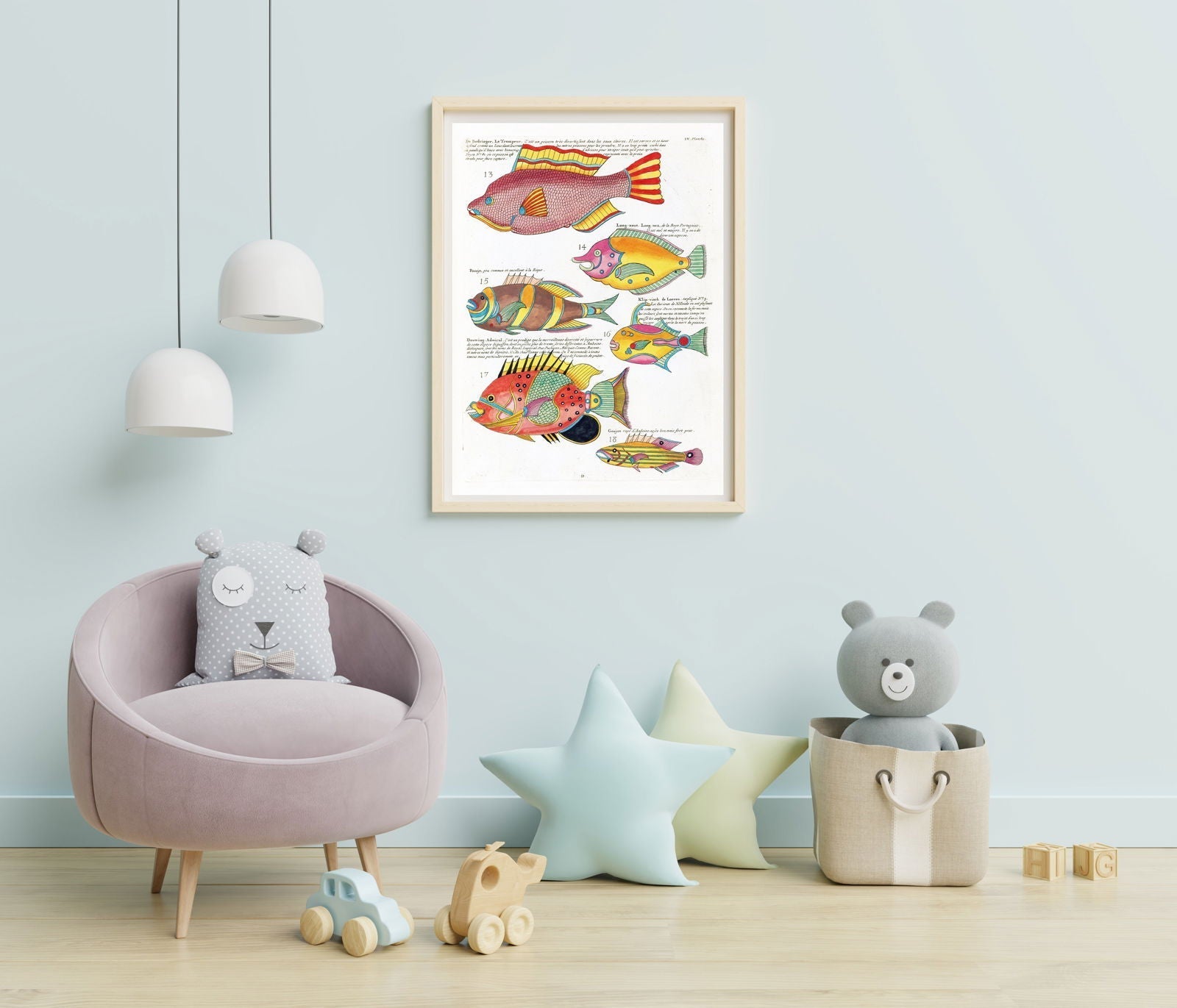 Louis Renard - Poissons Plate 47 Poster
