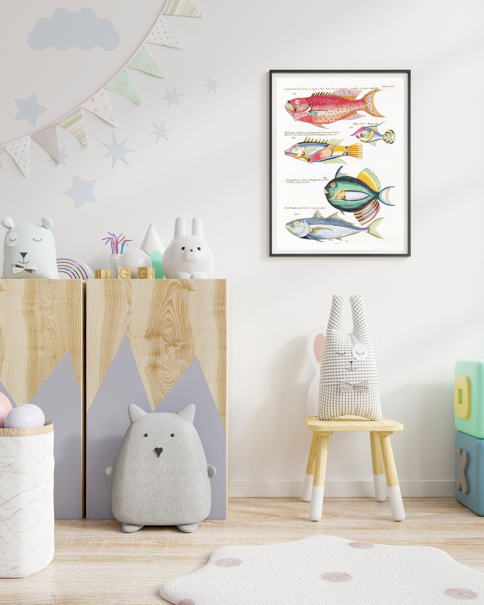 Louis Renard - Poissons Plate 64 Poster