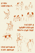 Love Actually – Minimalist Wall Art Print