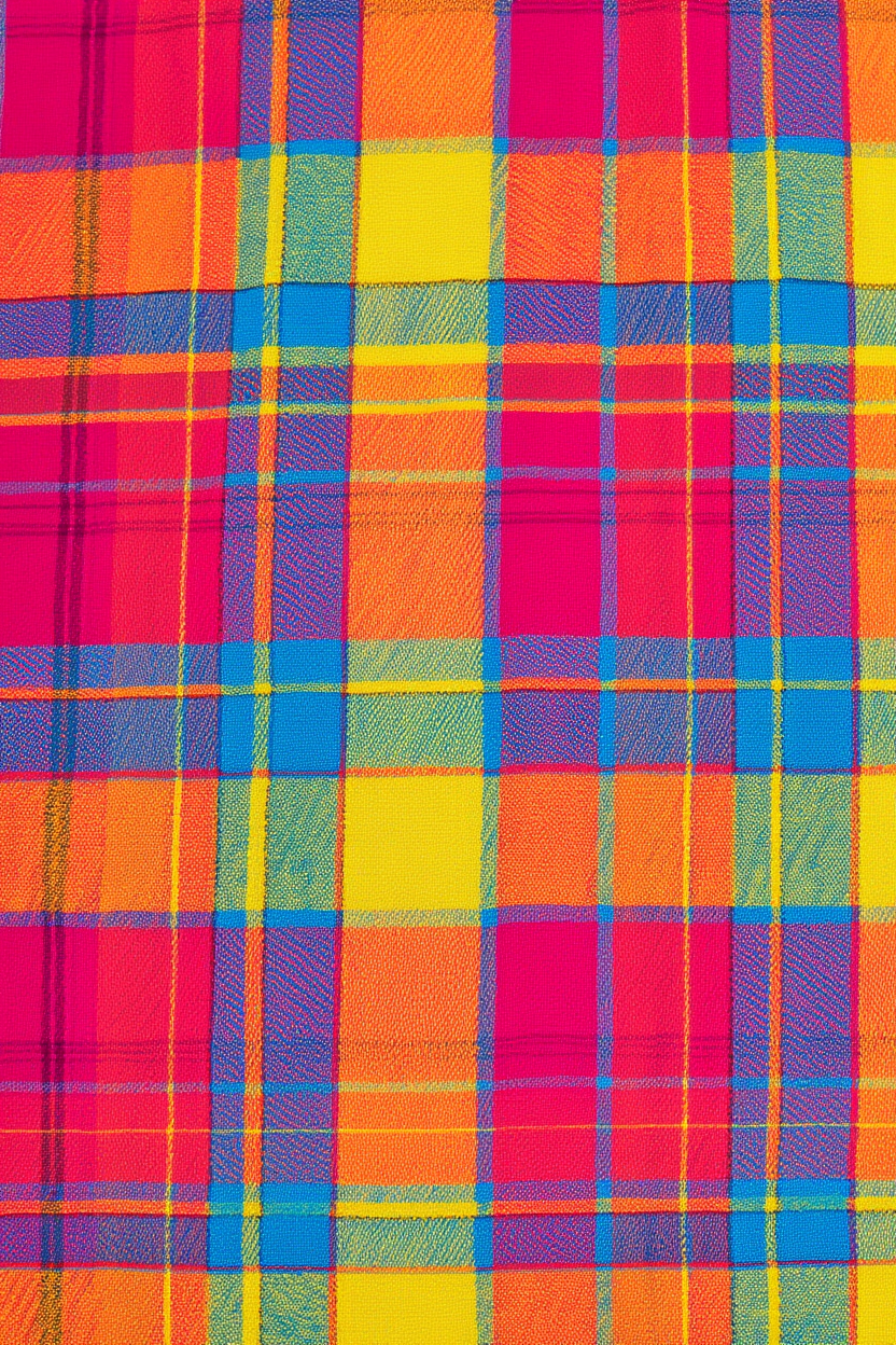 Set of 3 Wall Art Prints | Tartan, Plaid & Madras Patterns