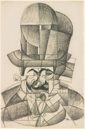 Man with Opera Hat (1912) by Juan Gris – Cubist Portrait Art Print - Hakyarts
