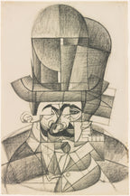 Man with Opera Hat (1912) by Juan Gris – Cubist Portrait Art Print - Hakyarts