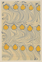 Marmorpapier by Eduard Gabelsberger (1890–1907) – Historic Marbled Paper Art Print