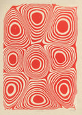 Marmorpapier (Kreise und kreisförmige Ringe) (1900–1921) by Franz Weisse – Decorative Marbled Art Print