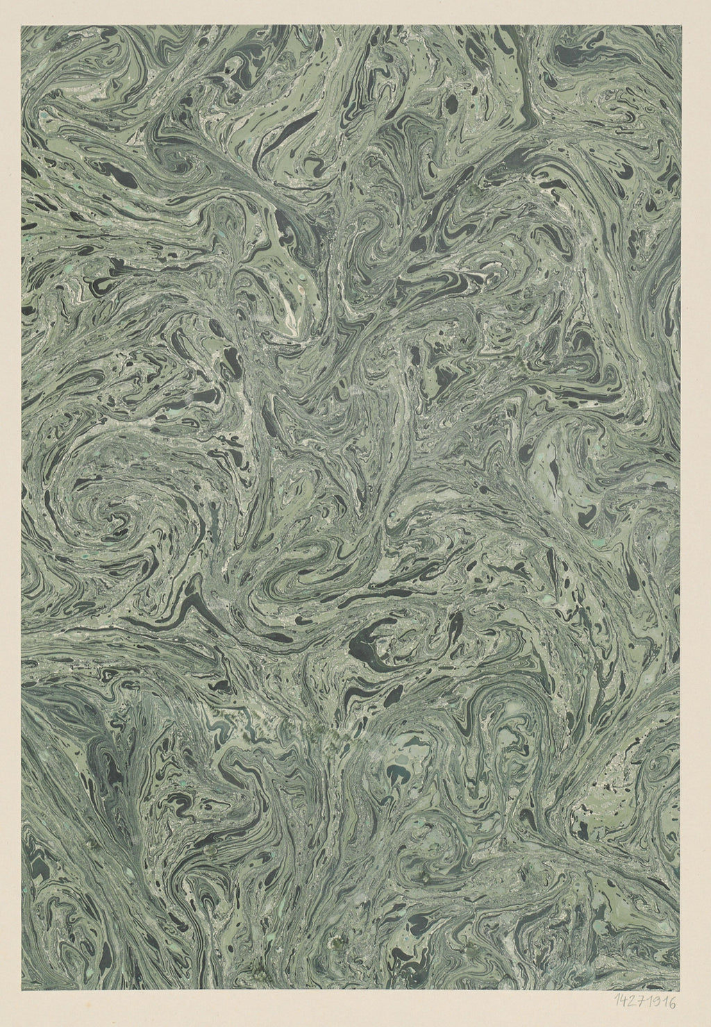 Marmorpapier (Ölmarmor) (1900) by Andreas Haussmann – Decorative Paper Art Print