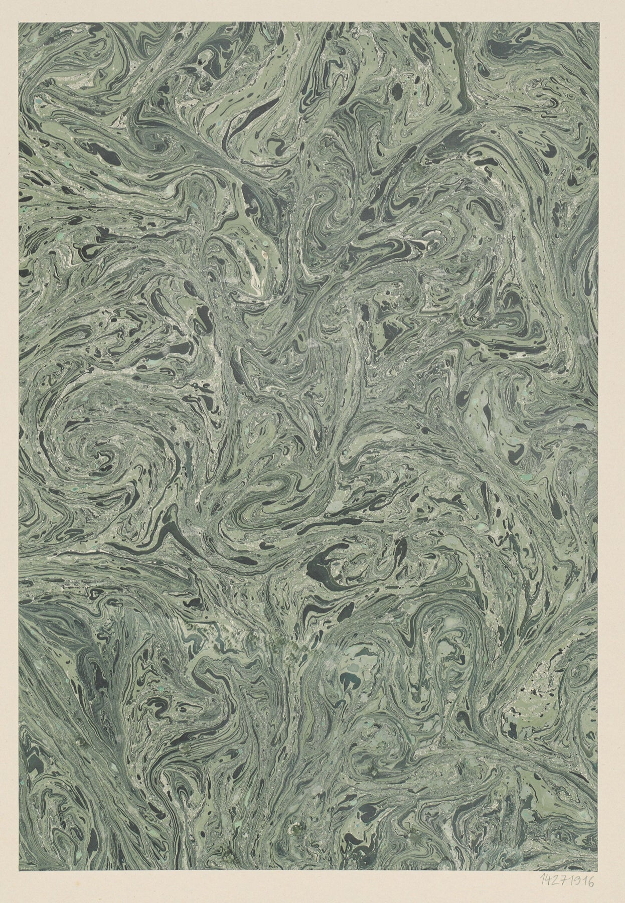 Marmorpapier (Ölmarmor) (1900) by Andreas Haussmann – Decorative Paper Art Print