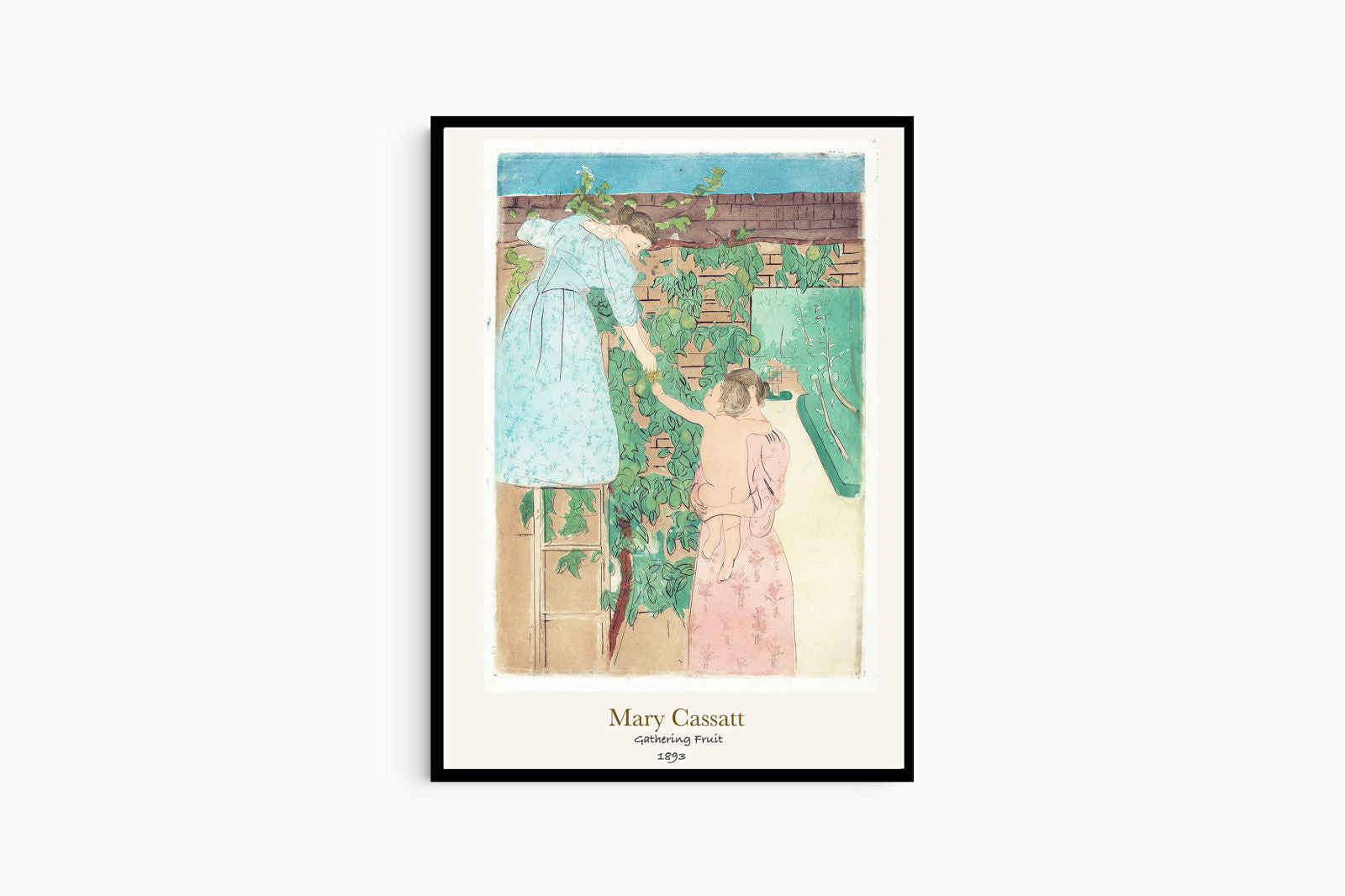 Mary Cassatt - Gathering Fruit Poster