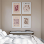 Set of 4 Art Prints – Matisse-Inspired Collection - Hakyarts