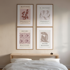 Set of 4 Art Prints – Matisse-Inspired Collection - Hakyarts