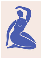 Matisse Inspired Contemporary Woman Figure No1 Poster