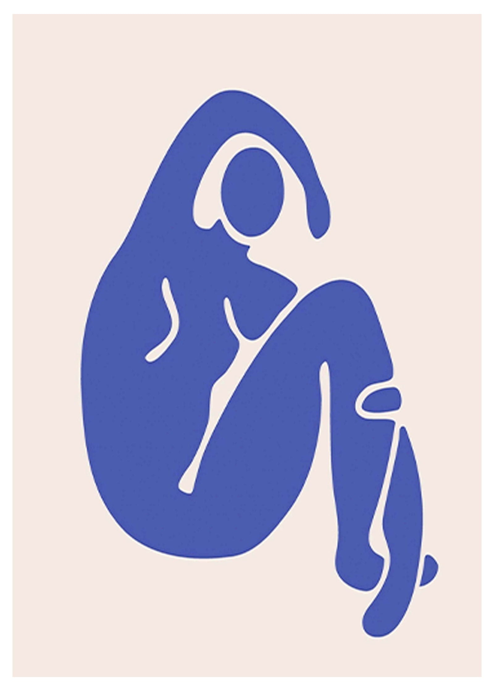 Matisse Inspired Contemporary Woman Figure No2 Poster