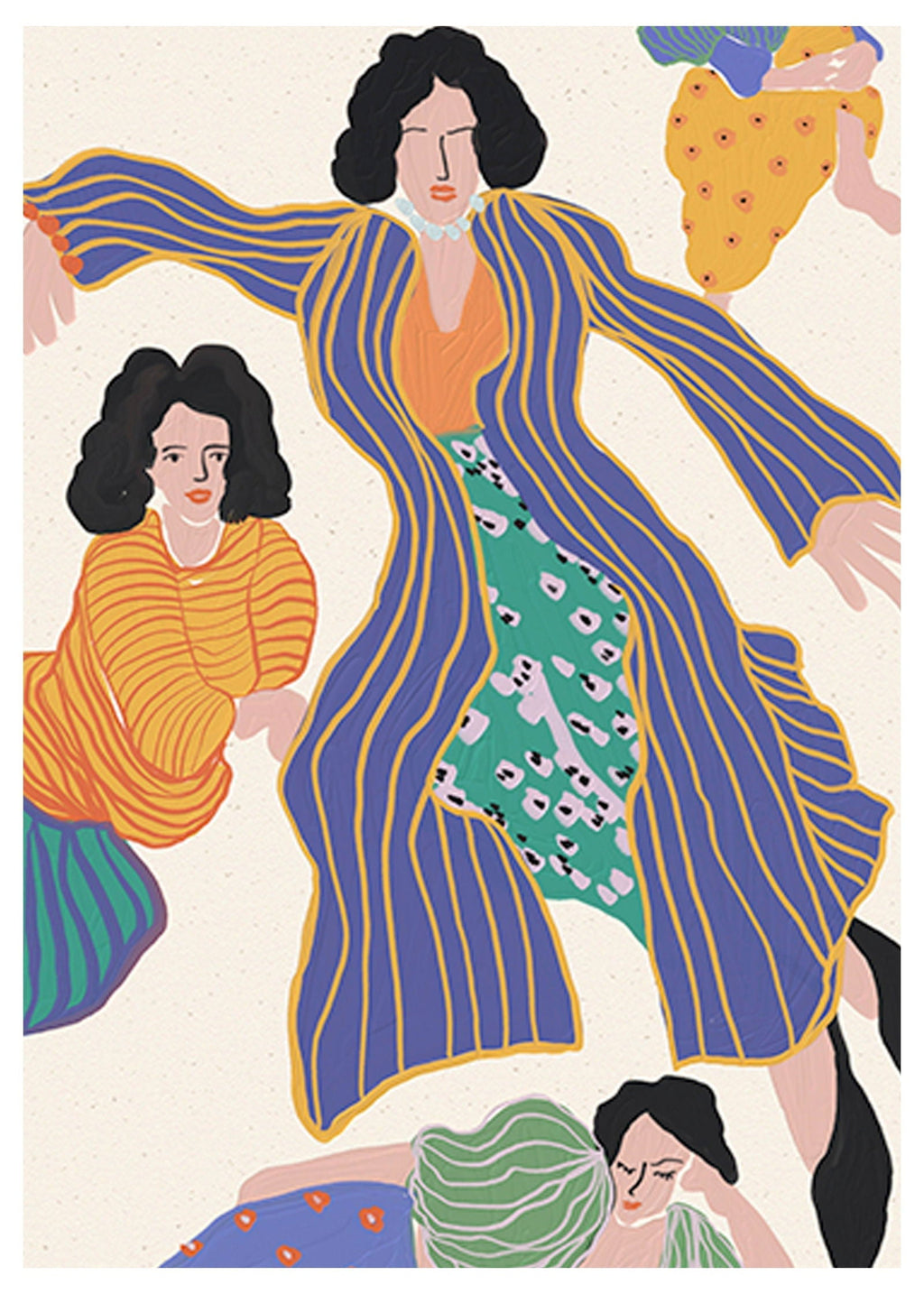 Matisse Inspired Women Abstract Poster