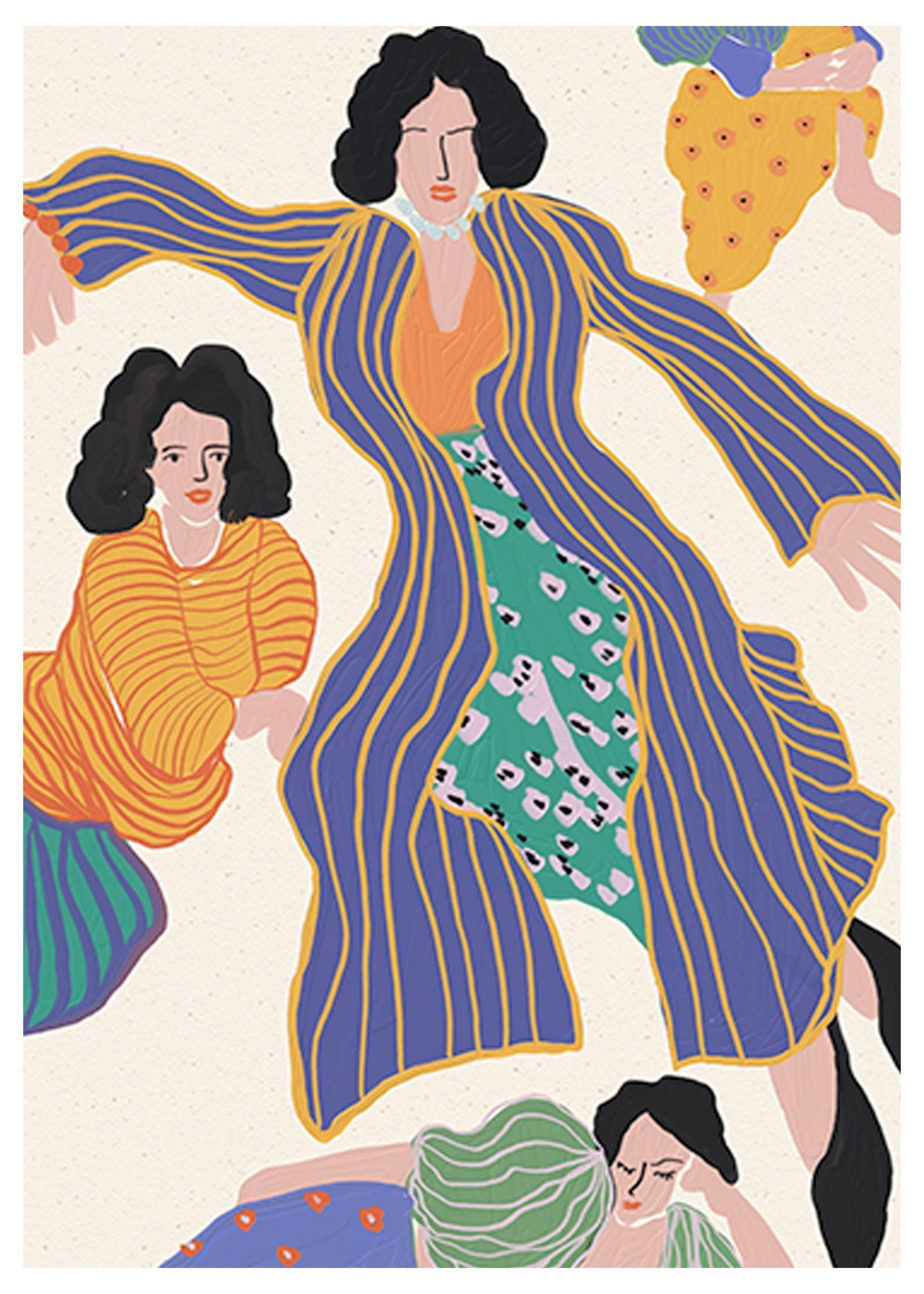 Matisse Inspired Women Abstract Poster