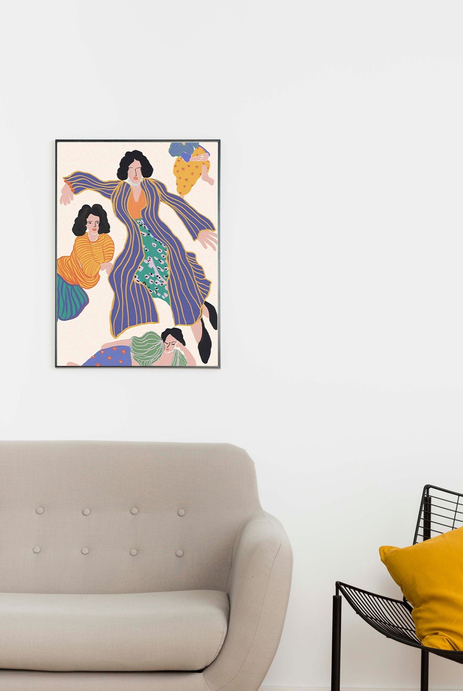 Matisse Inspired Women Abstract Poster