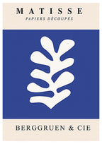 Matisse Papiers Découpés Berggruen Blue Cutout & cie Poster
