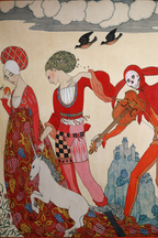 Georges Barbier – Love, Desire, and Death – Art Deco Fashion Illustration Print
