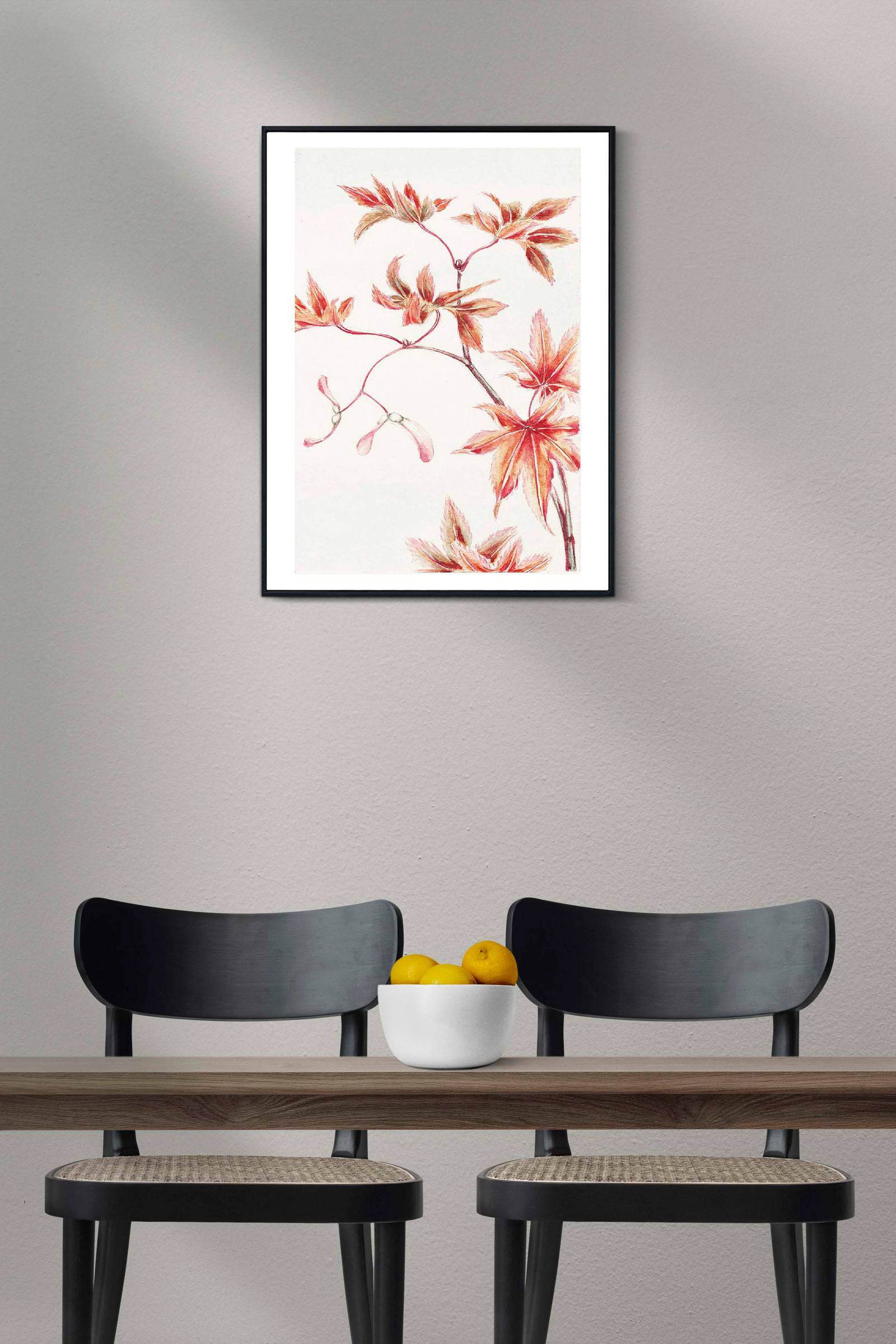 Megata Morikaga - Branch of Momiji Maple Tree - Hakyarts