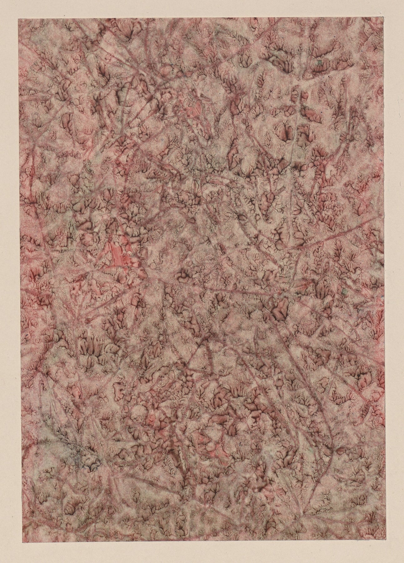 Mehrfarbiges Kleisterpapier by Paul Kersten (1890–1943) – Decorative Abstract Art Print