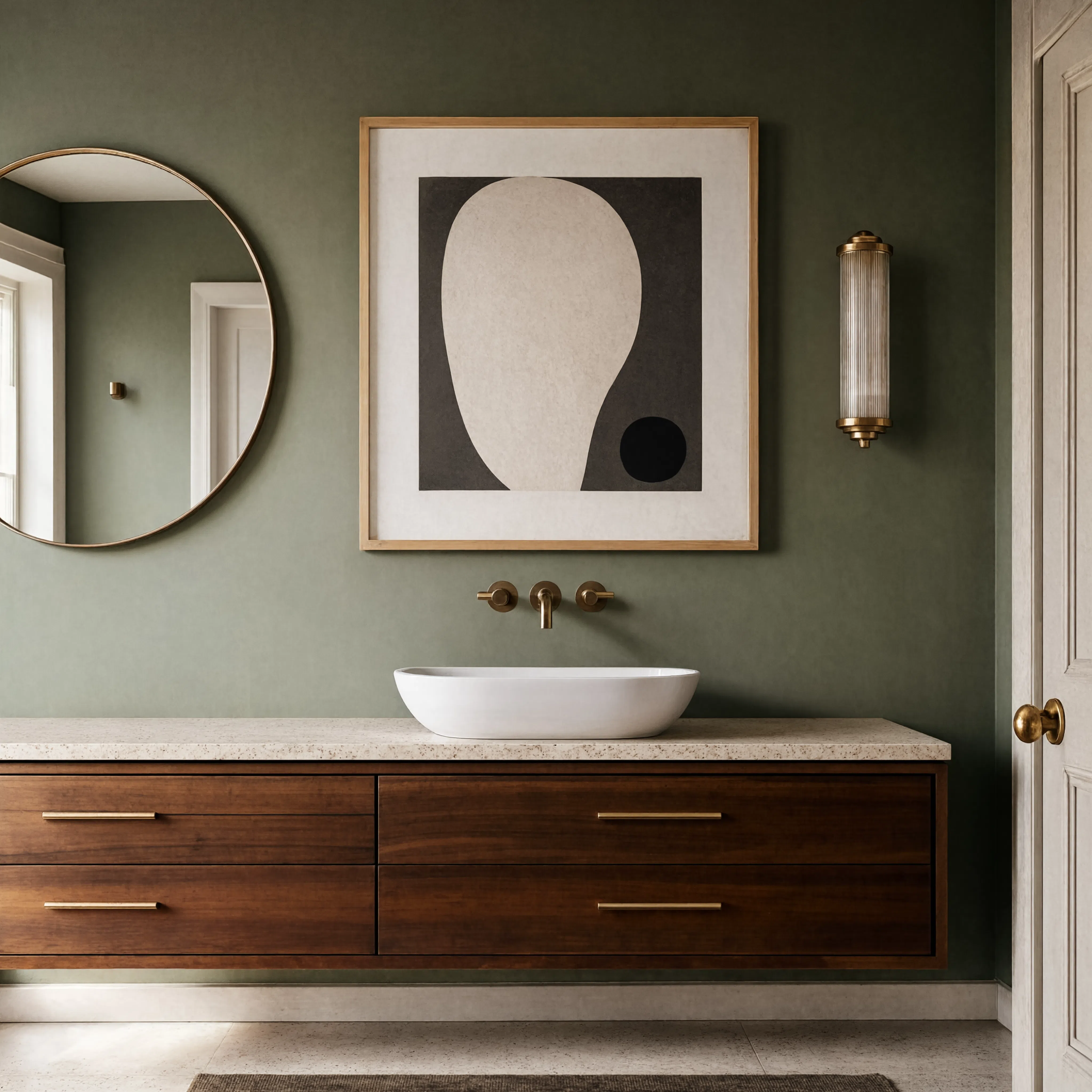 Monochrome Essence | Minimalist Abstract Wall Art Print