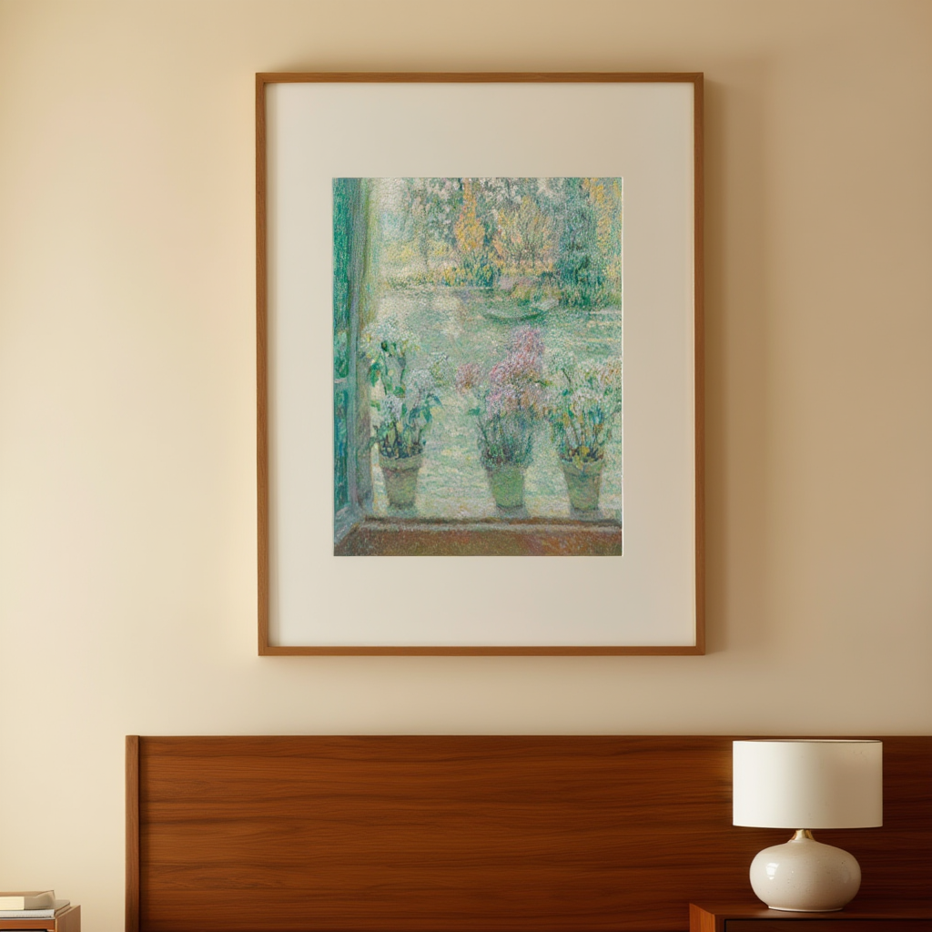Les Hortensias (1918) by Henri Le Sidaner – Floral Art Print