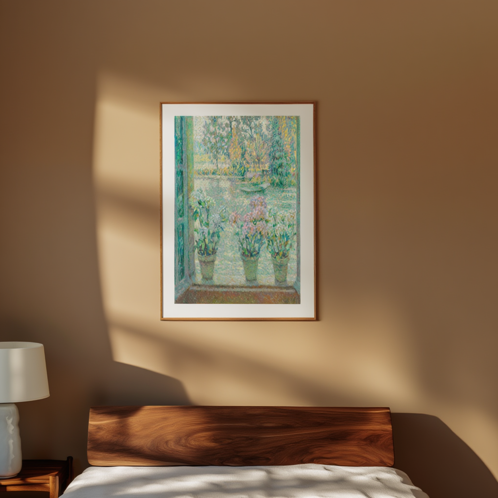Les Hortensias (1918) by Henri Le Sidaner – Floral Art Print