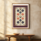 Baluchi Rug Variation II | Orientalist Rug Art Print