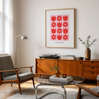 Flower Market Tulips | Contemporary Floral Wall Art