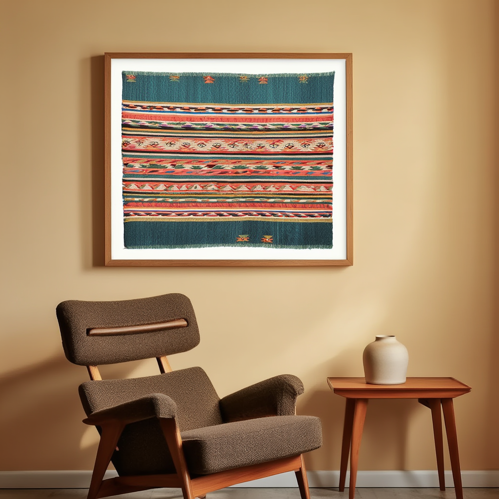 Peruvian Textile Print 3 | Andean-Inspired Art Print