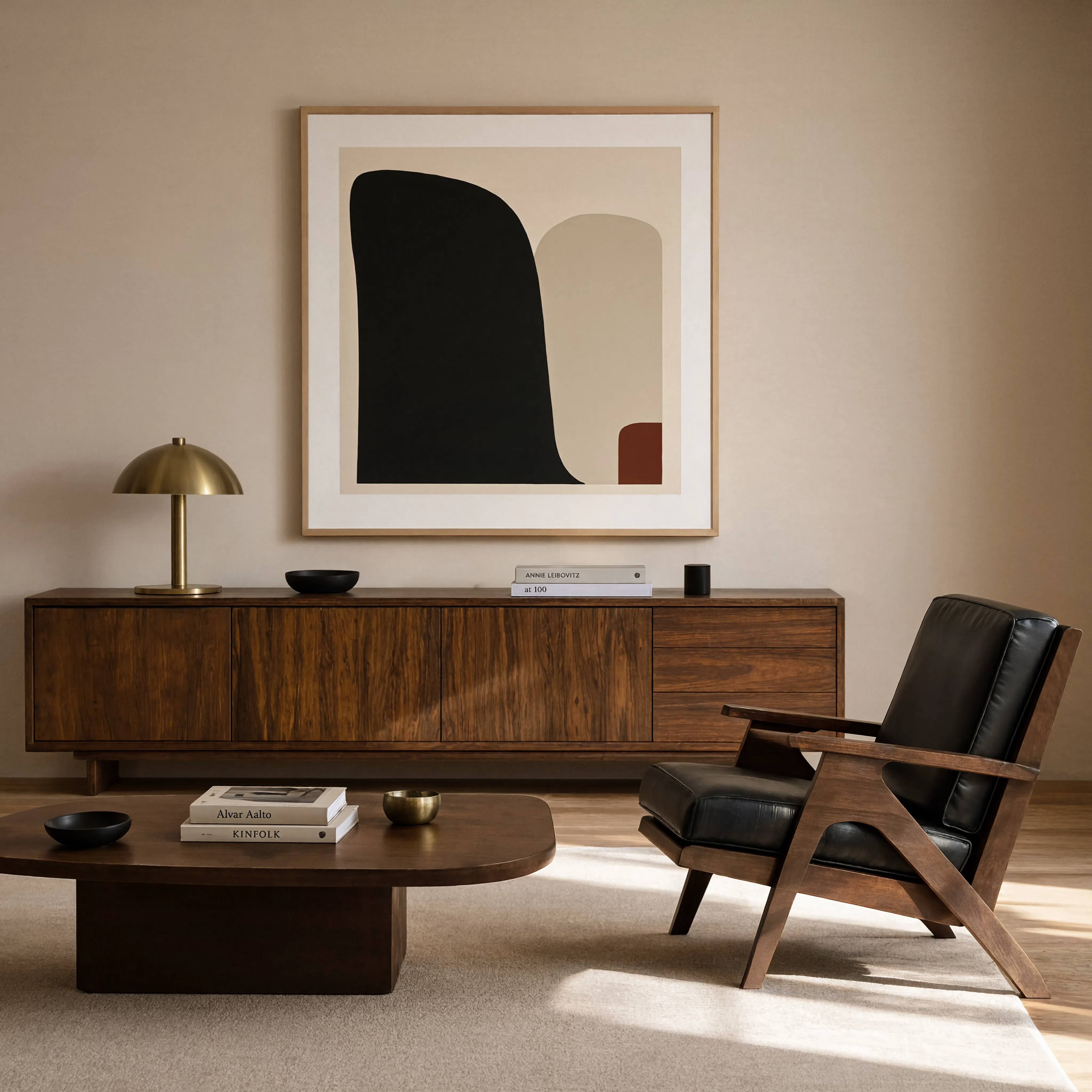 Balanced Form Abstract | Minimalist Contemporary Wall Art Print