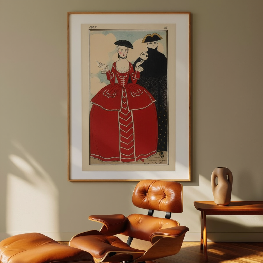 Georges Barbier – Fashion Plate – Art Deco Illustration Print