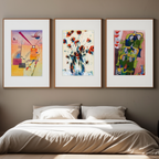 Set of 3 – Kandinsky, Rohlfs & Babberger Expressionist & Abstract Prints - Hakyarts