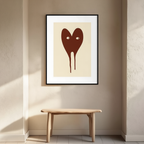 Red Heart Character – Art Print