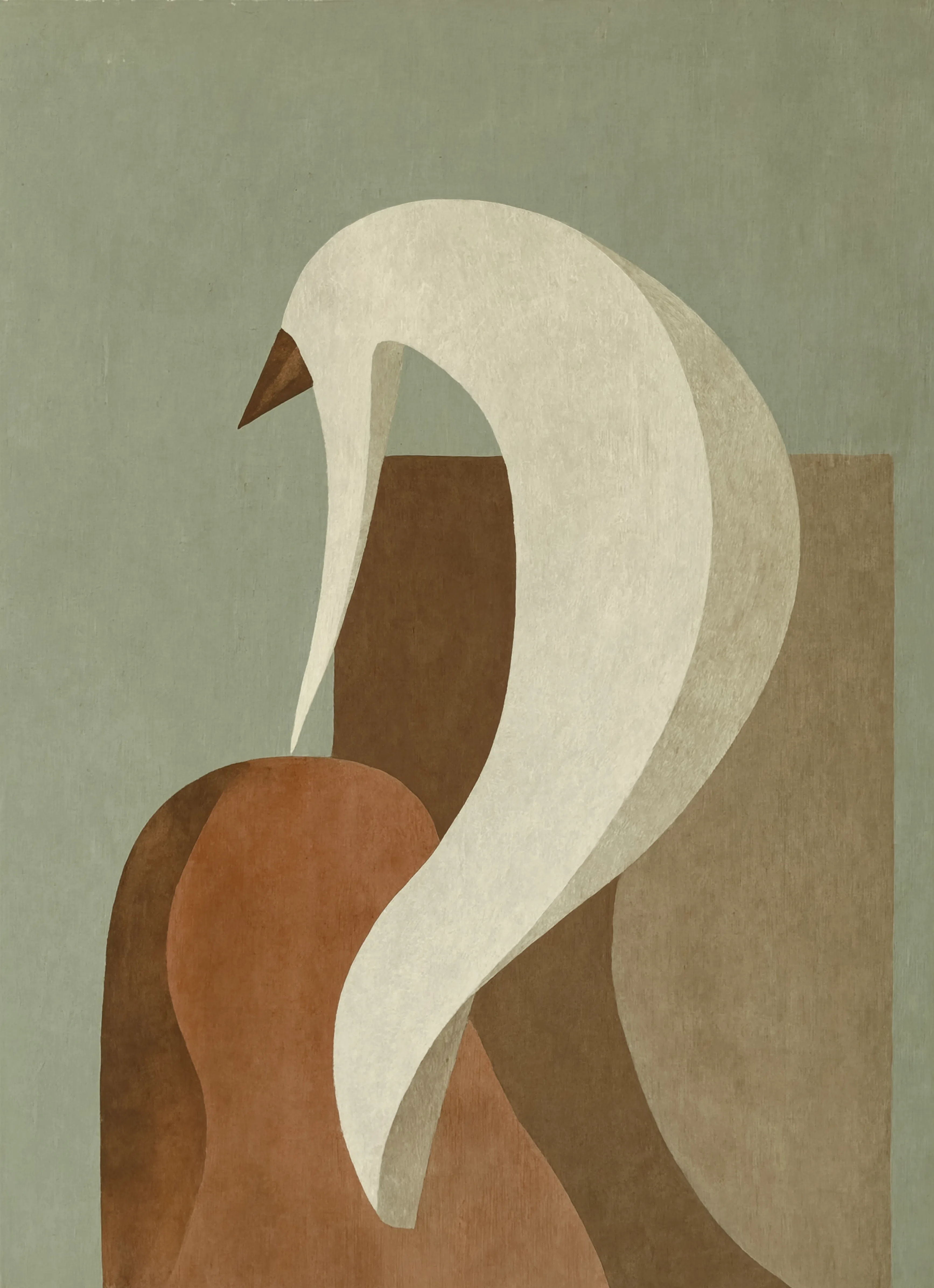 Set of 2 Minimalist Bird Variation Prints | Contemporary Scandinavian Bird Wall Art Set