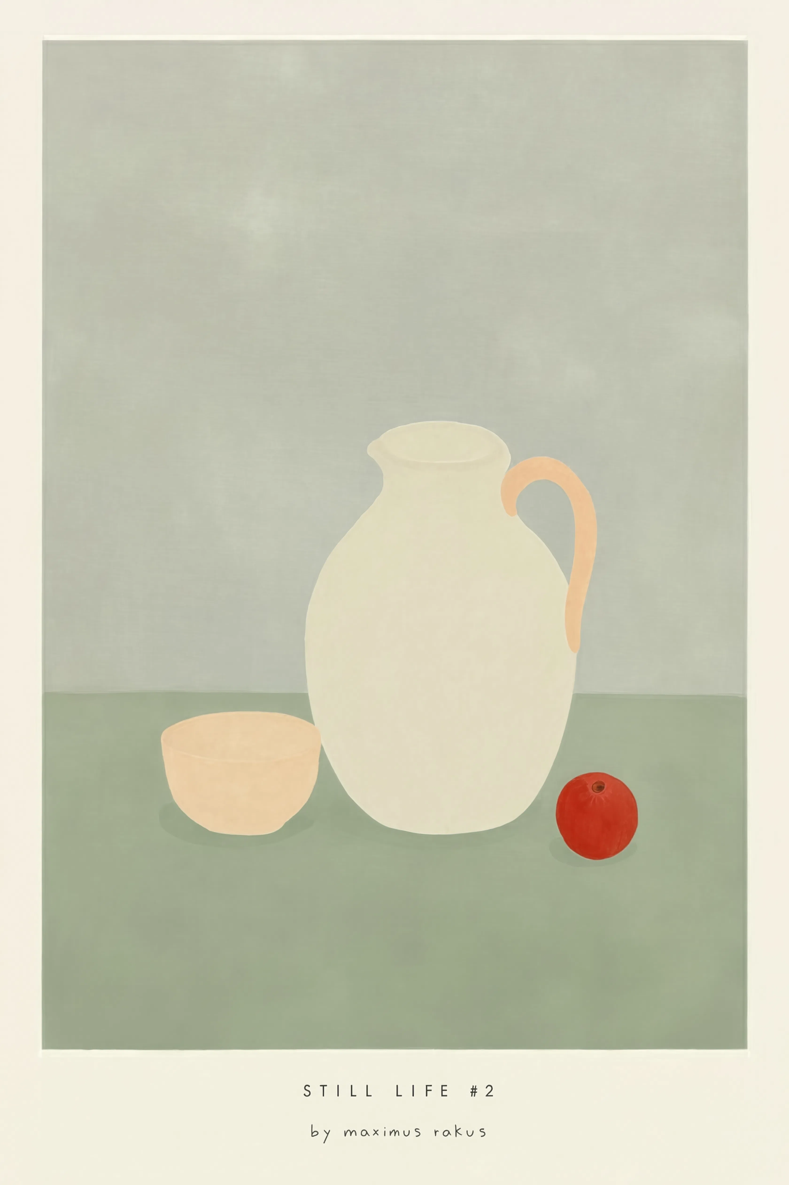 Quiet Still Life | Minimalist Contemporary Art Print