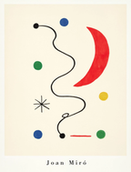 Abstract Modernist Print | Miró-Inspired Contemporary Wall Art
