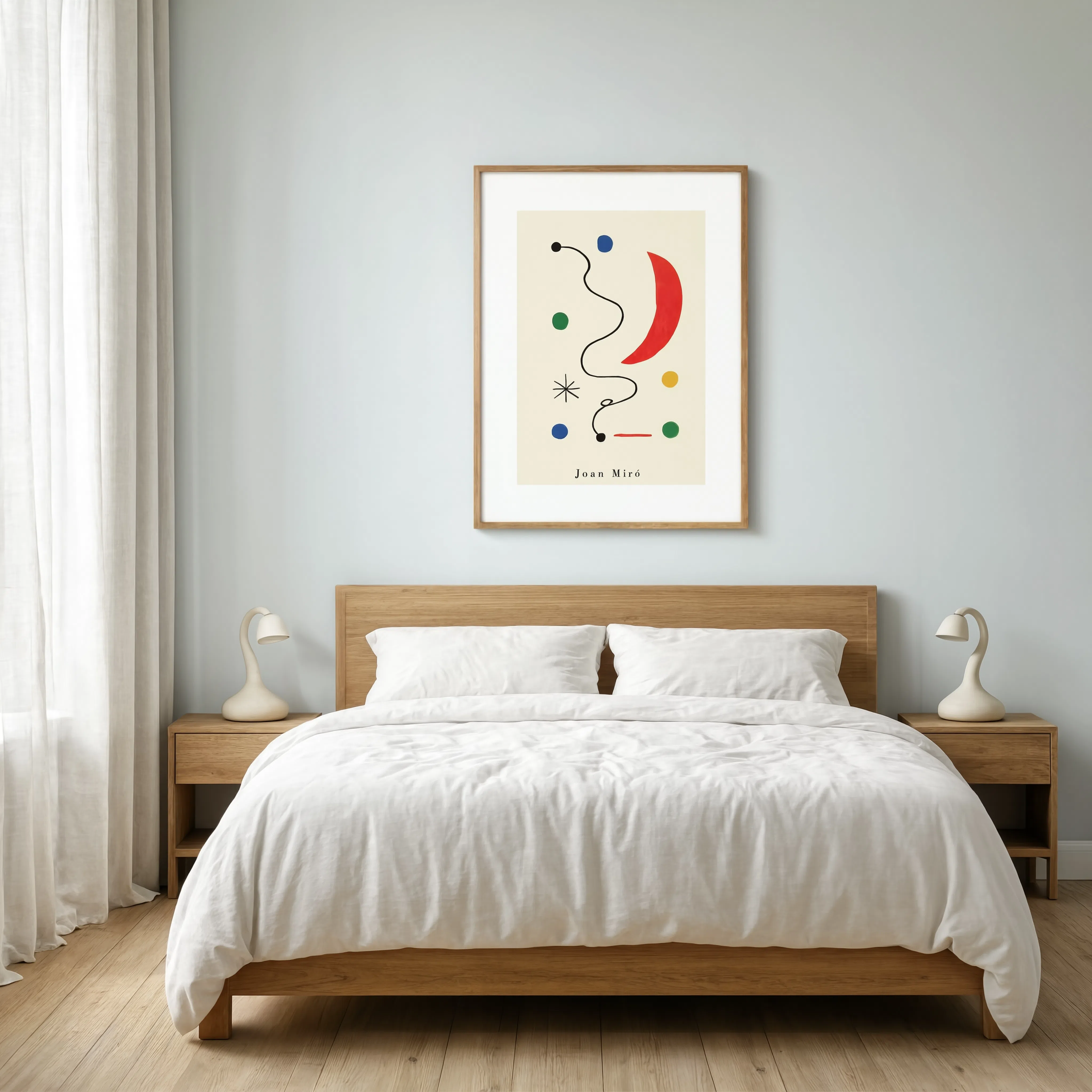 Abstract Modernist Print | Miró-Inspired Contemporary Wall Art