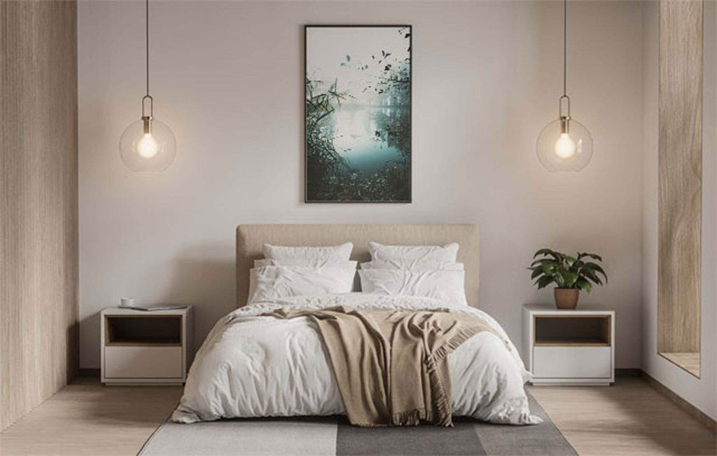 Misty Lake Poster - Hakyarts