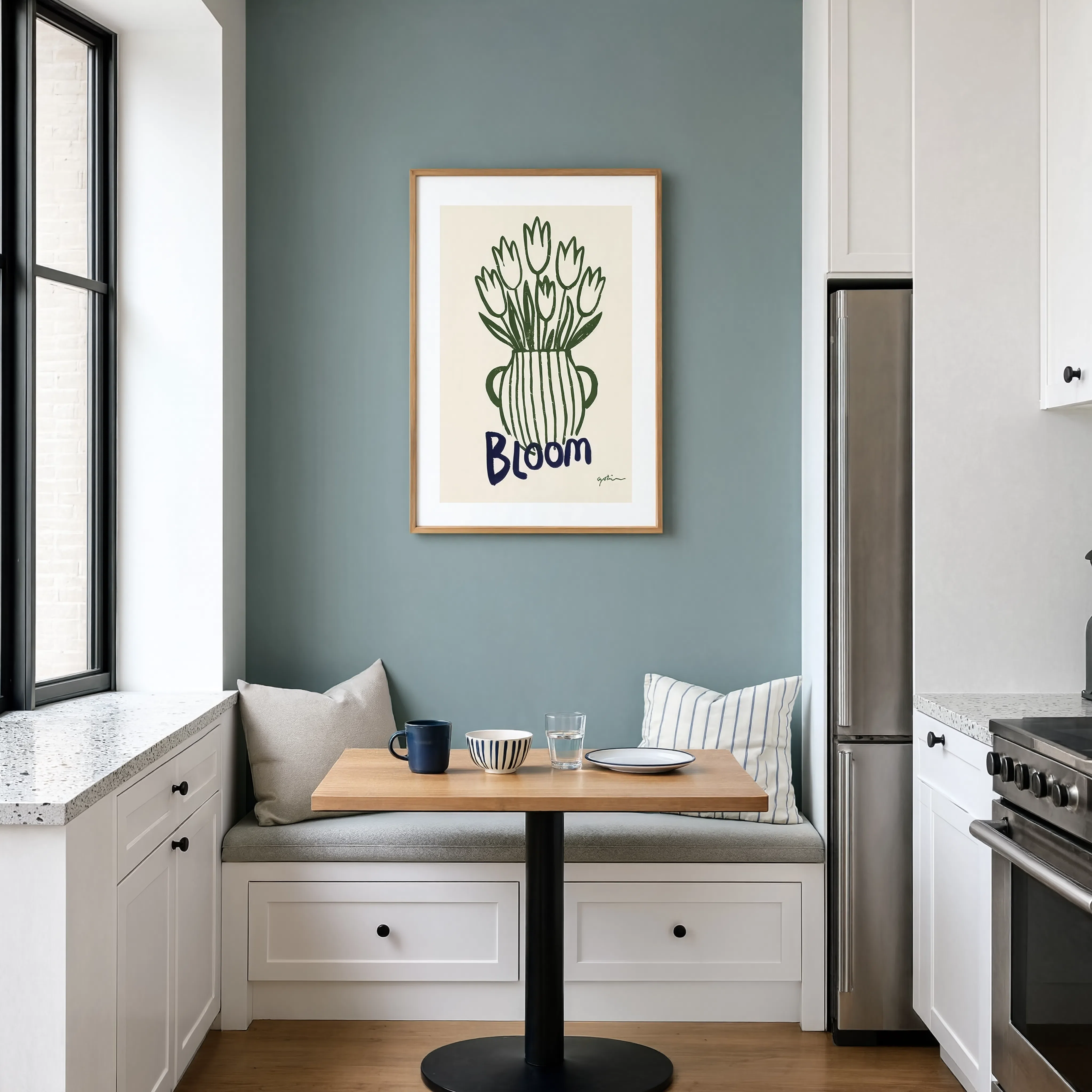 Bloom Floral | Contemporary Botanical Floral Wall Art