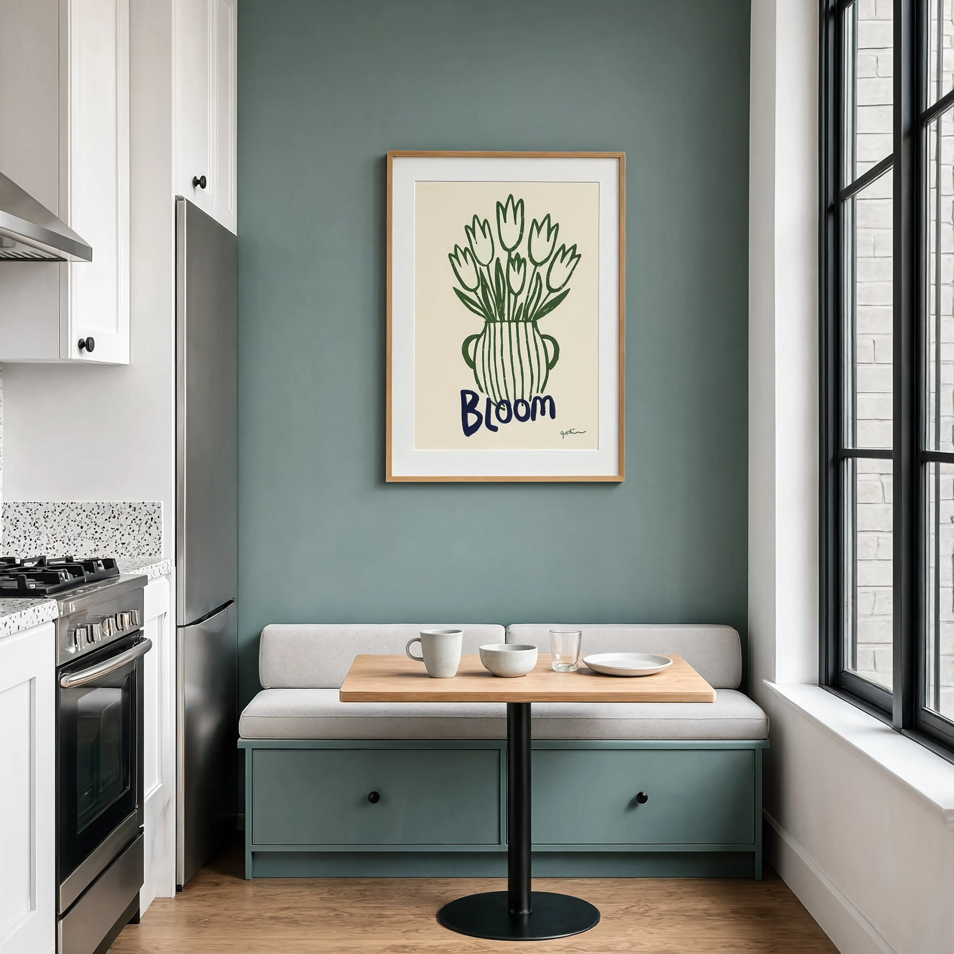 Bloom Floral | Contemporary Botanical Floral Wall Art