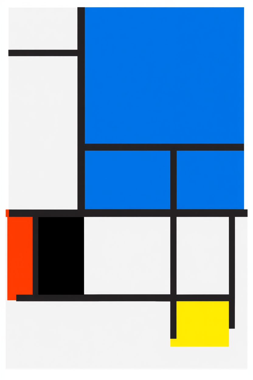 Piet Mondrian – Mix & Match Trio Prints