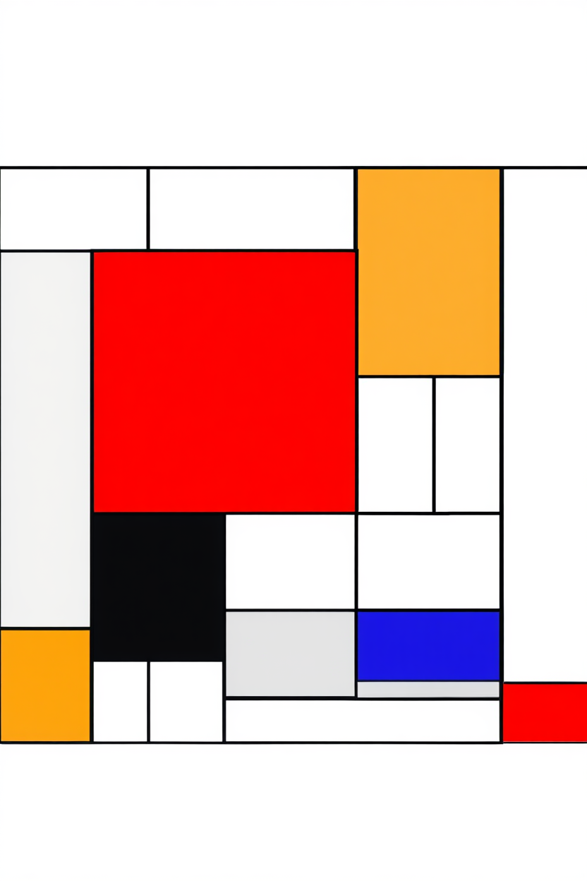 Piet Mondrian – Mix & Match Trio Prints
