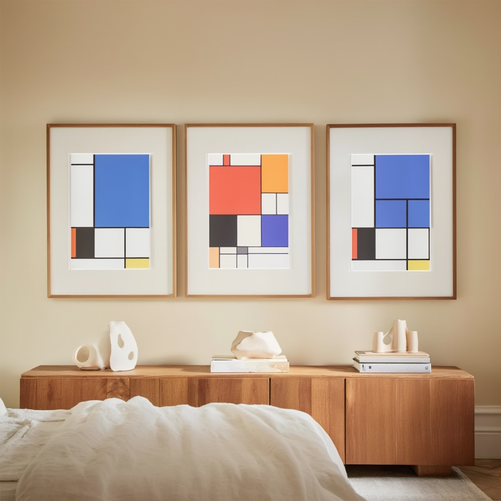 Piet Mondrian – Mix & Match Trio Prints