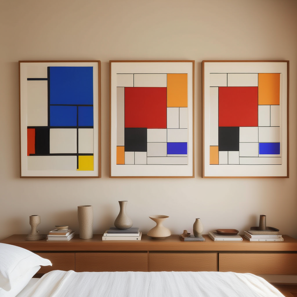 Piet Mondrian – Mix & Match Trio Prints